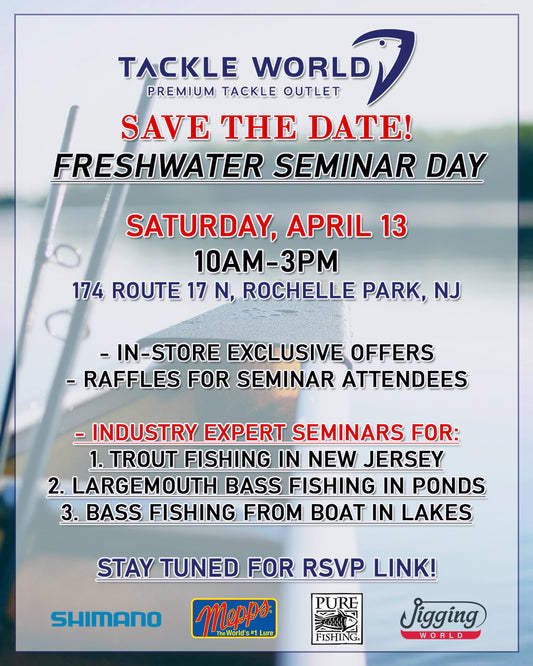 Freshwater Seminar Day at Tackle World