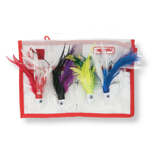Boone Feather Trolling Jit Kit 4pk-Lures-Boone-Tackle World