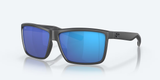 Costa Rinconcito Polarized Sunglasses-Sunglasses-Costa-Matte Gray Frame w/ Green Mirror Polycarbonate Lens 580P-Tackle World