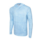 Pelagic Freespool Hooded Performance Shirts-Apparel-Pelagic-Light Blue-M-Tackle World