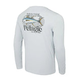 Pelagic Vaportek Fishing Shirts-Apparel-Pelagic-Light Grey-M-Tackle World