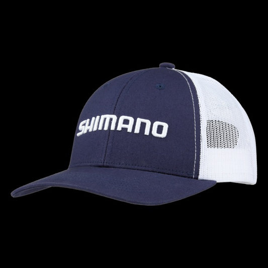 Shimano Logo Trucker Cap Blue