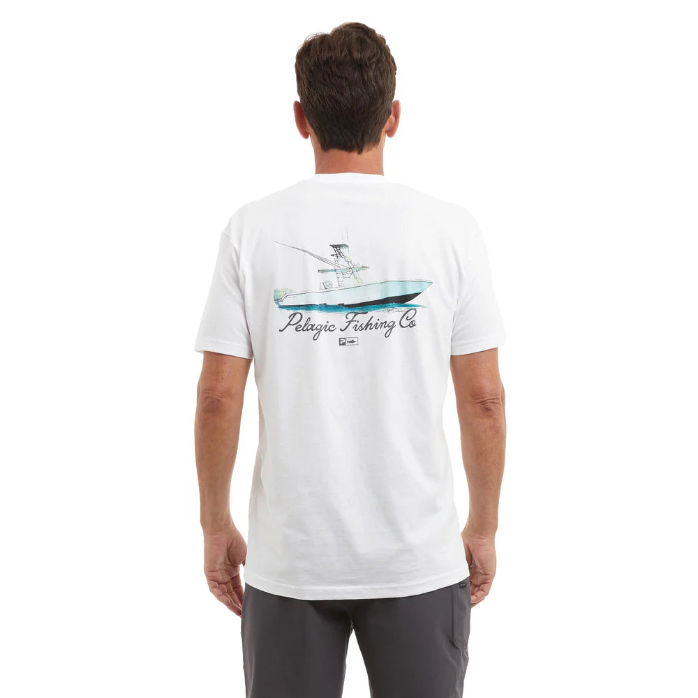 Pelagic Goione Center Con T-Shirts-Apparel-Pelagic-Tackle World