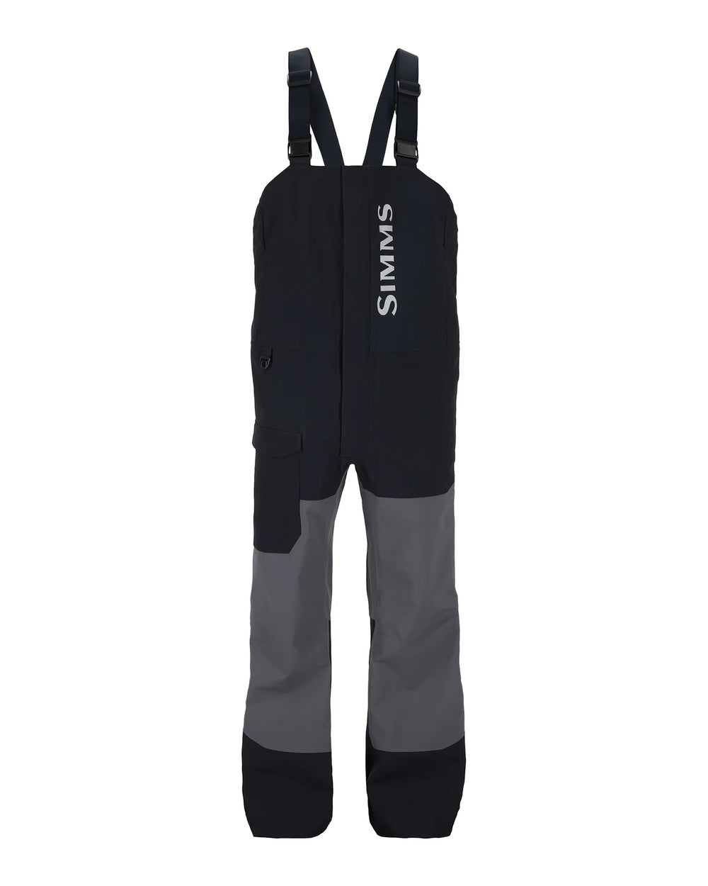 Simms Challenger Fishing Bibs-Apparel-Simms-Jet Black-M-Tackle World