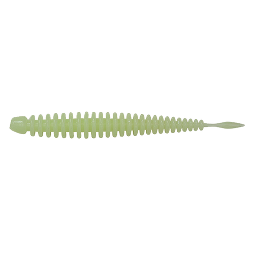 Daiwa Beam Worm VC Custom Garlic Softbaits-Lures-Daiwa-Glow Green-2.3" 10pk-Tackle World