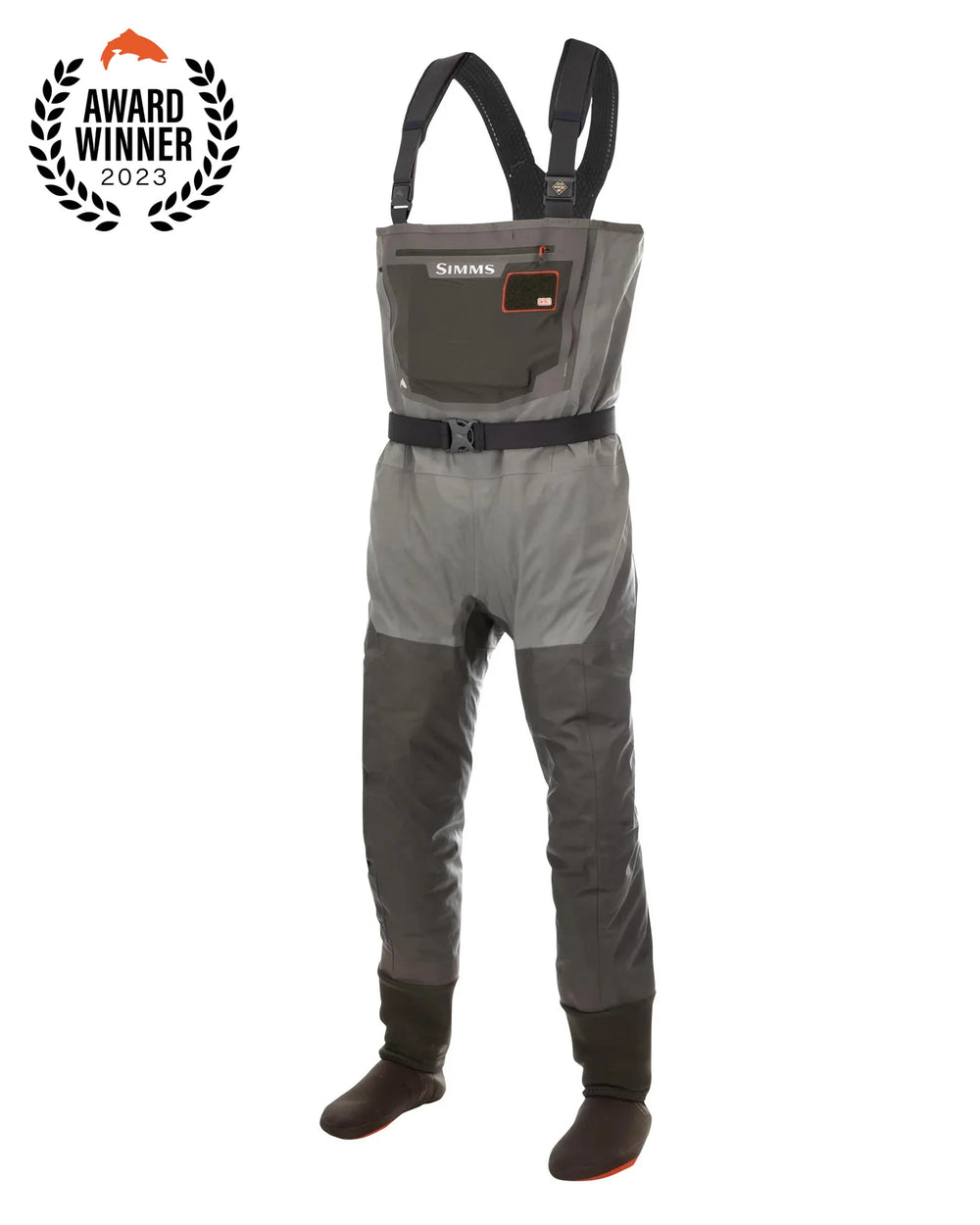 Simms Men's G3 Guide Stockingfoot Waders-Apparel-Simms-Gunmetal-M 9-11-Tackle World
