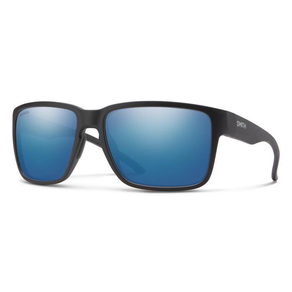 Smith Emerge Polarized Sunglasses-Sunglasses-Smith-Matte Black Frame w/ Blue Mirror-Tackle World