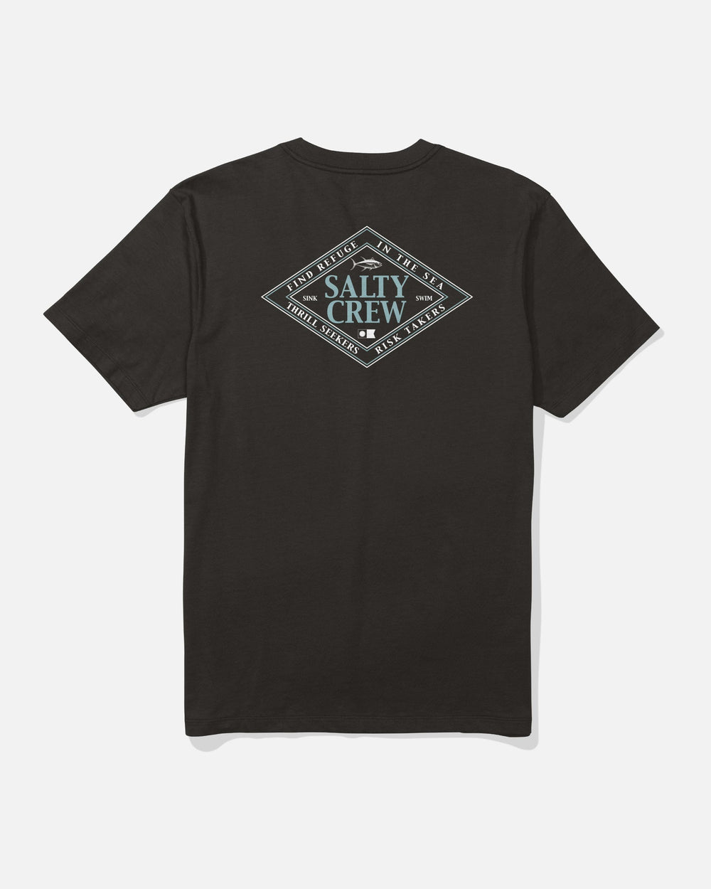 Salty Crew Iconic Crew Tees-Apparel-Salty Crew-Black-M-Tackle World