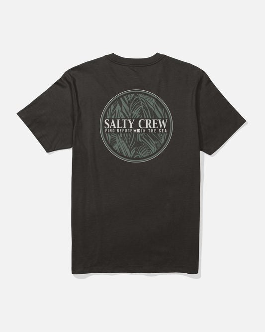 Salty Crew Split Fill Crew Tees-Apparel-Salty Crew-Black-M-Tackle World