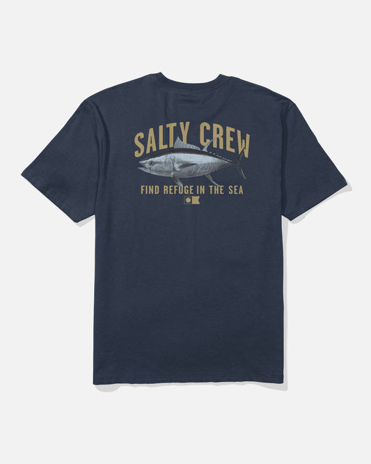 Salty Crew Bitmap Classic Tees-Apparel-Salty Crew-Navy-M-Tackle World