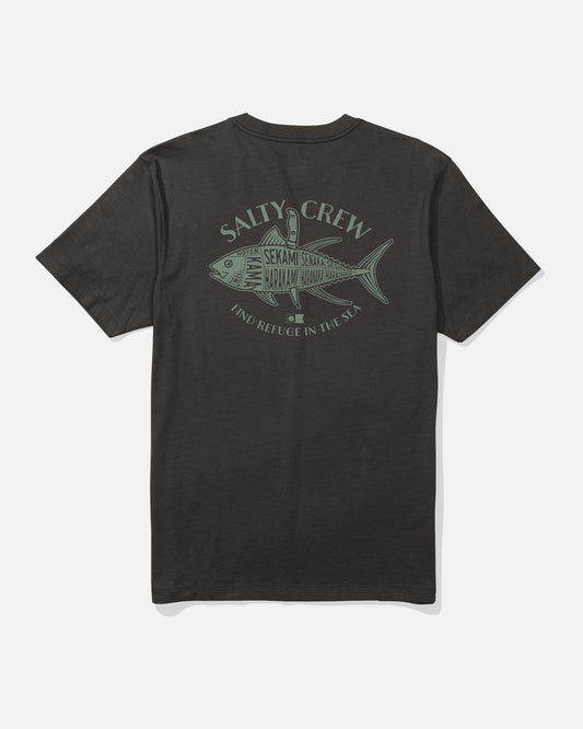 Salty Crew Omakase Crew Tees-Apparel-Salty Crew-Black-M-Tackle World