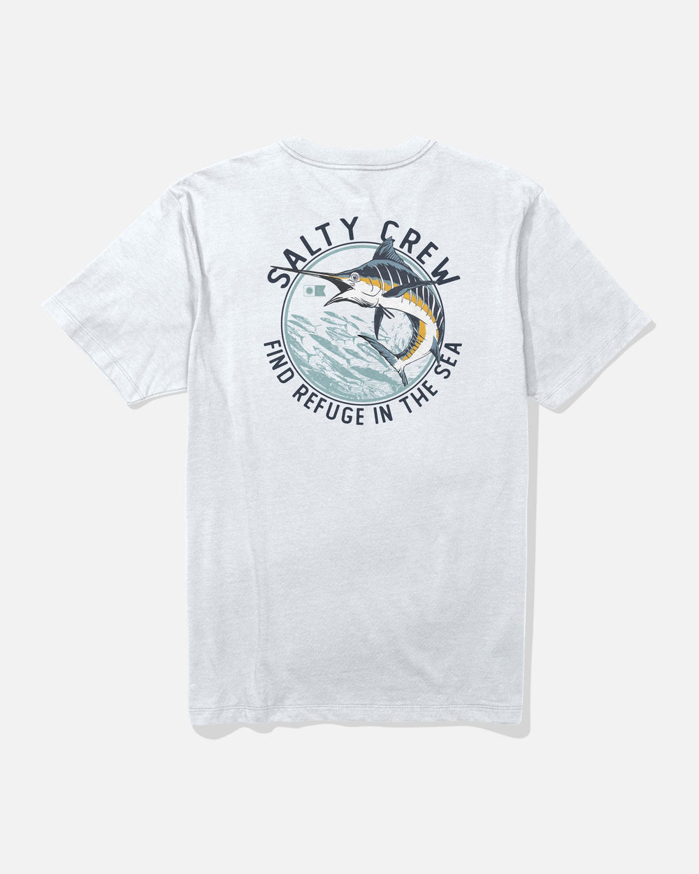 Salty Crew Schooled Crew Tees-Apparel-Salty Crew-White-M-Tackle World