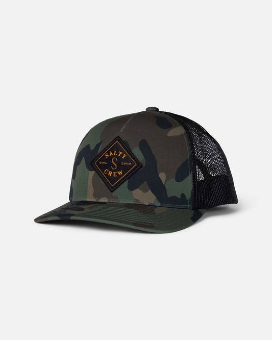 Salty Crew Sealine Retro Trucker Hats-Apparel-Salty Crew-Camo/Black-O/S-Tackle World