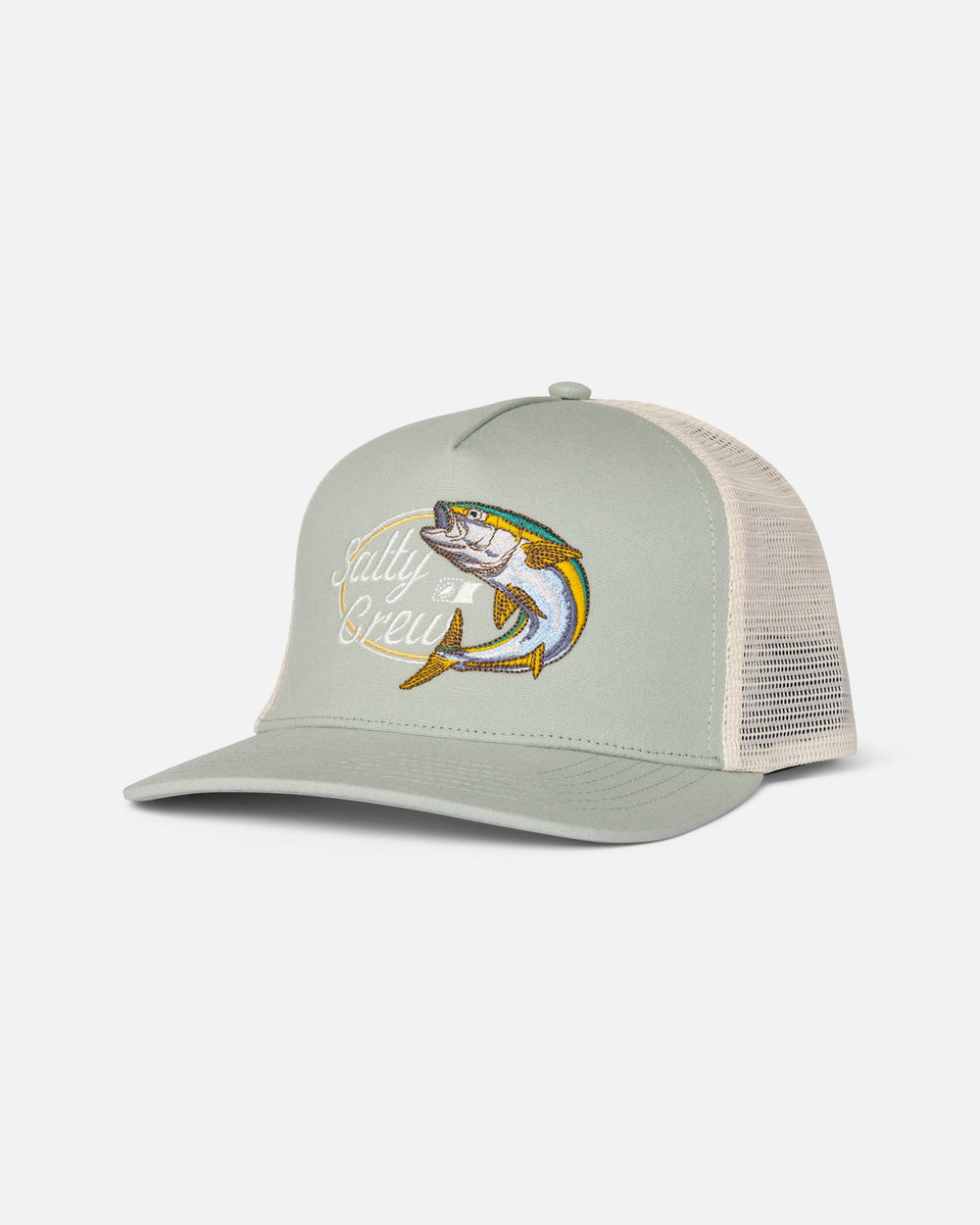 Salty Crew Yellow Tailed Trucker Hats-Apparel-Salty Crew-Mineral Teal-O/S-Tackle World