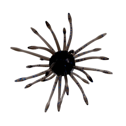 Yamamoto Uni Urchin Baits-Lures-Yamamoto-Black W/ Large Blue Fake-Tackle World