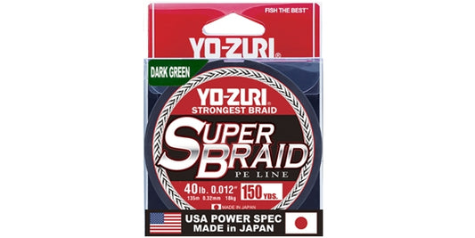 Yo-Zuri Superbraid Braided Line Dark Green