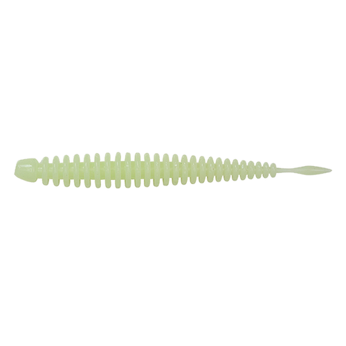 Daiwa Beam Worm VC Custom Garlic Softbaits-Lures-Daiwa-Glow White-2.3" 10pk-Tackle World