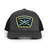 Grundens Gaff Trucker 312 Hat Charcoal/Black-Apparel-Grundens-Tackle World