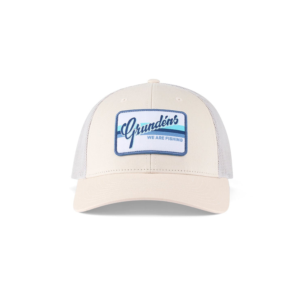Grundens Low Pro Script Trucker Hat-Apparel-Grundens-Tackle World