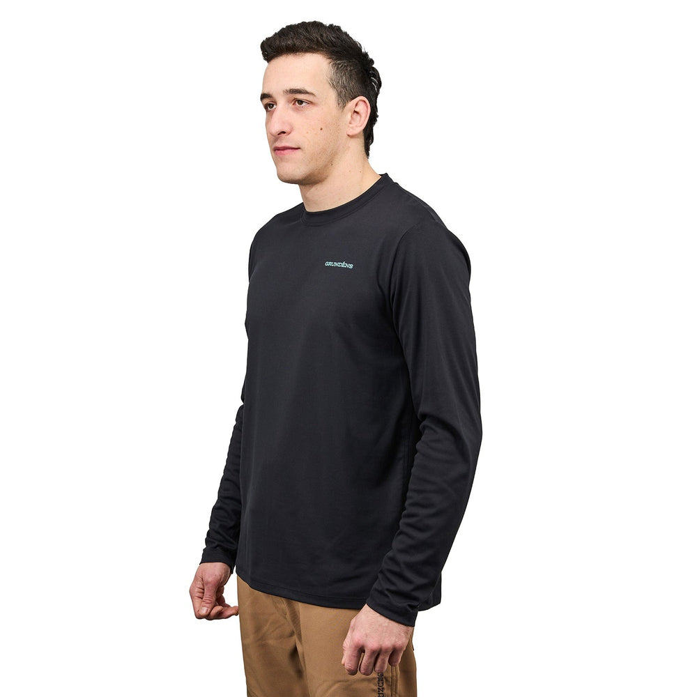 Grundens Bass Popper LS Tech Tee-Apparel-Grundens-Tackle World