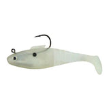 Egret Baits-Vudu Vudu Saltwater Shad Softbaits-Lures-Egret Baits-Vudu-Length: 3" - Weight: 1/4oz 3pk-White Pearl-Tackle World