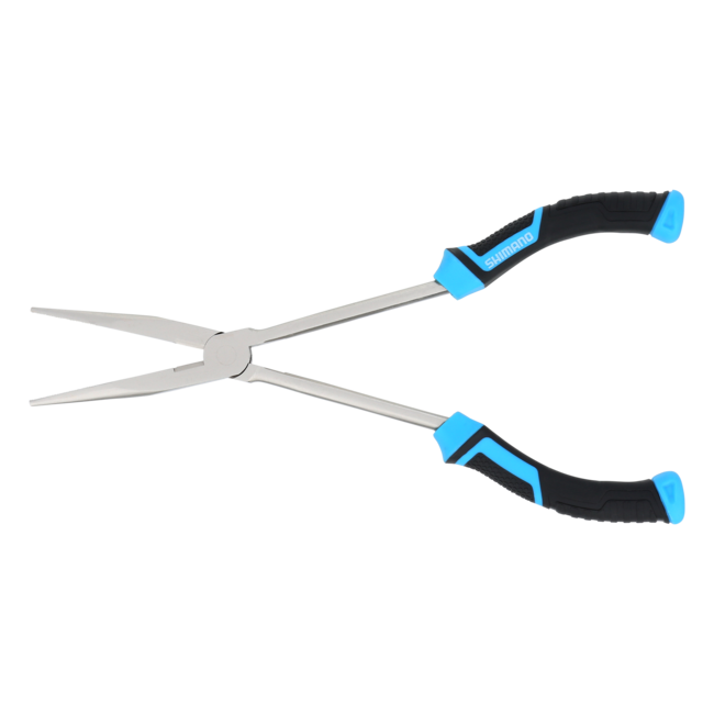 Shimano Brutas Silver Nickel Long Nose Pliers-Tools-Shimano-11"-Tackle World