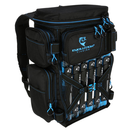 Evolution Drift Series 3600 Tackle Backpack With Rod Holders-Accessories-Evolution-Tackle World