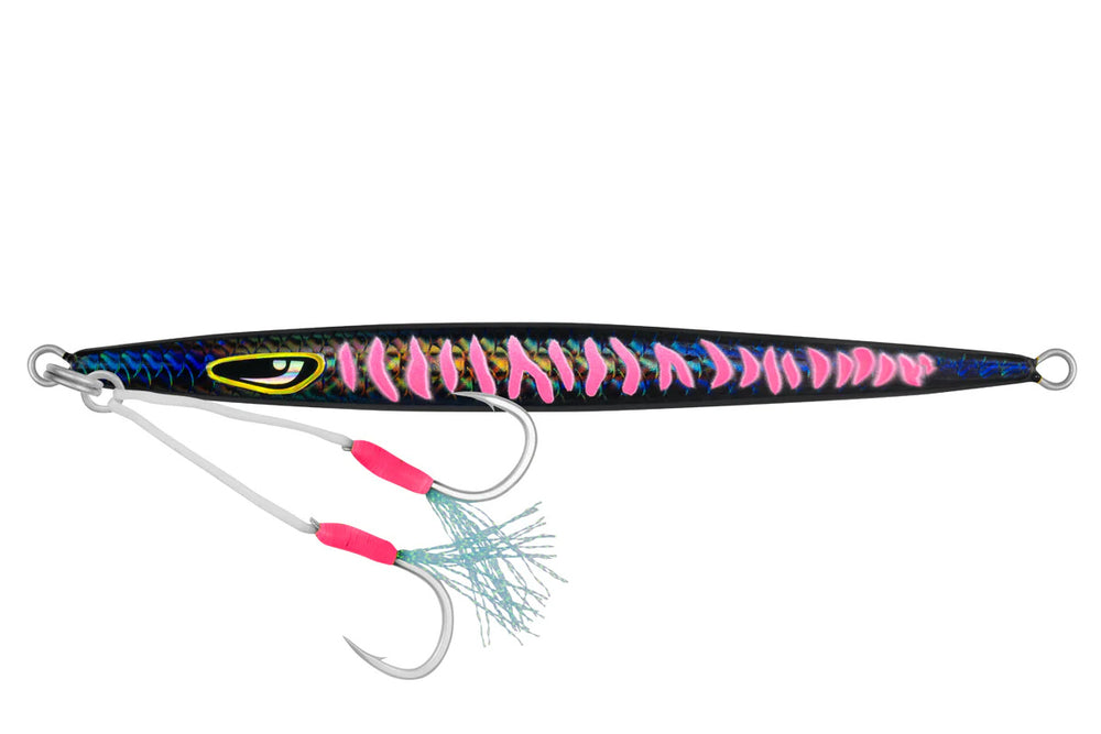 Nomad The Streaker Jigs-Lures-Nomad-Weight: 2oz-Black Pink Mackerel-Tackle World