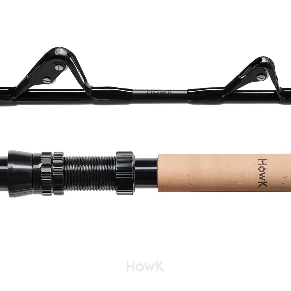 Howk Titan Red All Black Litmited Edition Conventional Rods-Rods-Howk-Tackle World