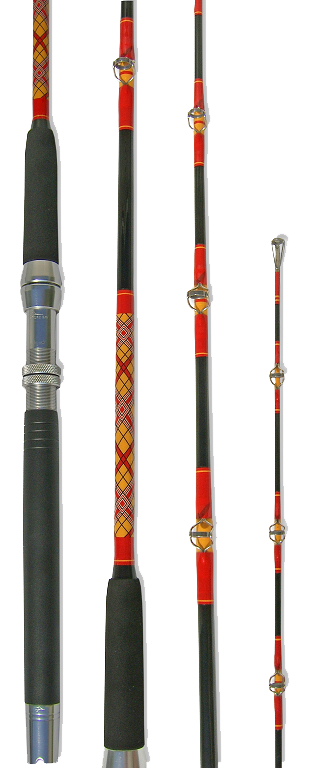 tsunami bunker spoon rod Tony Maja Custom Bunker Spoon Trolling Casting Rods