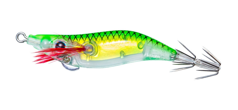 Yo-Zuri A1696 Mini Squid Jigs-Lures-Yo-Zuri-Length: 2" - Weight: 1/8oz-Luminous Green-Tackle World
