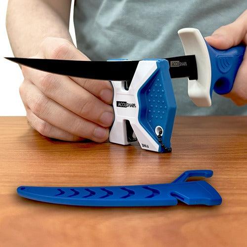 AccuSharp 763c Fillet Knife Plus 2-Step Carbide-Ceramic Knife Sharpener-Tools-AccuSharp-Tackle World