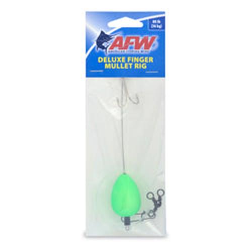 American Fishing Wire Deluxe Finger Mullet Rig-Terminal Tackle-American Fishing Wire-Green Pear Float-Tackle World