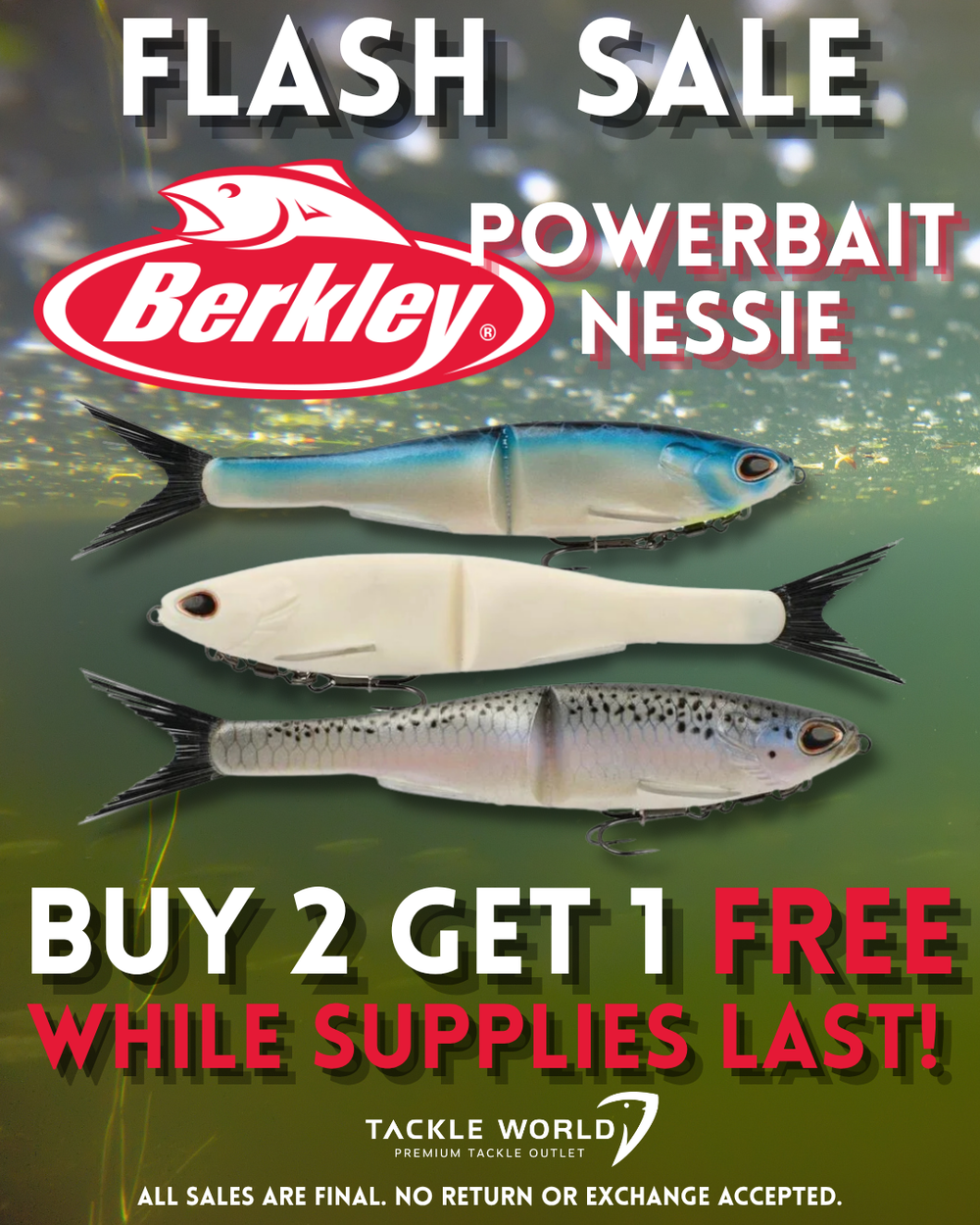 Berkley PowerBait Nessie-Lures-Berkley-Tackle World