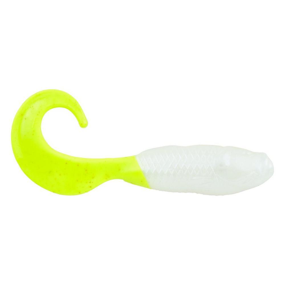Berkley Gulp! Alive Saltwater Swimming Mullet Soft Baits-Lures-Berkley-Pearl White/Chartreuse-4" 10pk-Tackle World