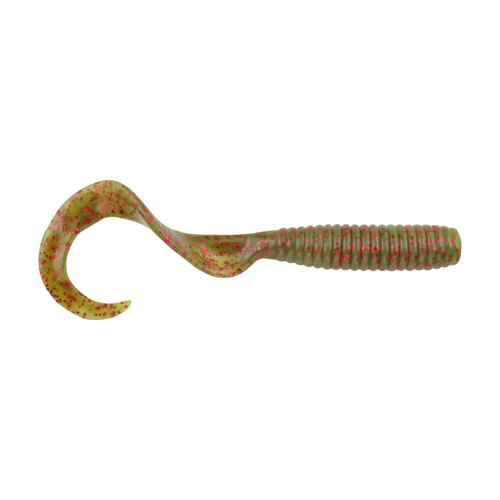 🎁 Berkley Buy 1 Get 1 Free Saltwater Grub Soft Baits *Final Sale* (100% off)-Berkley-6" 4pk Motor Oil Red Fleck-Tackle World