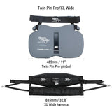 Black Magic Tackle Twin Pin Pro Equalizer Harness and Gimbal Set-Accessories-Black Magic Tackle-Tackle World