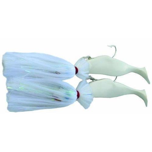 Blue Water Candy Tandem Mojo Parachute Rigs-Lures-Blue Water Candy-White-5oz x 3oz with 9" Shads-Tackle World