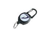 Boomerang x Tackle World Logo Mid Zinger Retractable Carabiner With Split Ring-Tools-Boomerang-Tackle World
