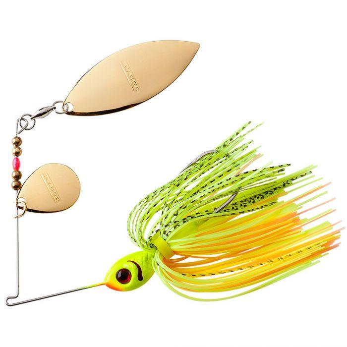 Booyah Tandem Blade Spinnerbaits-Lures-Booyah-Chartreuse/Chartreuse Perch-1/4oz-Tackle World