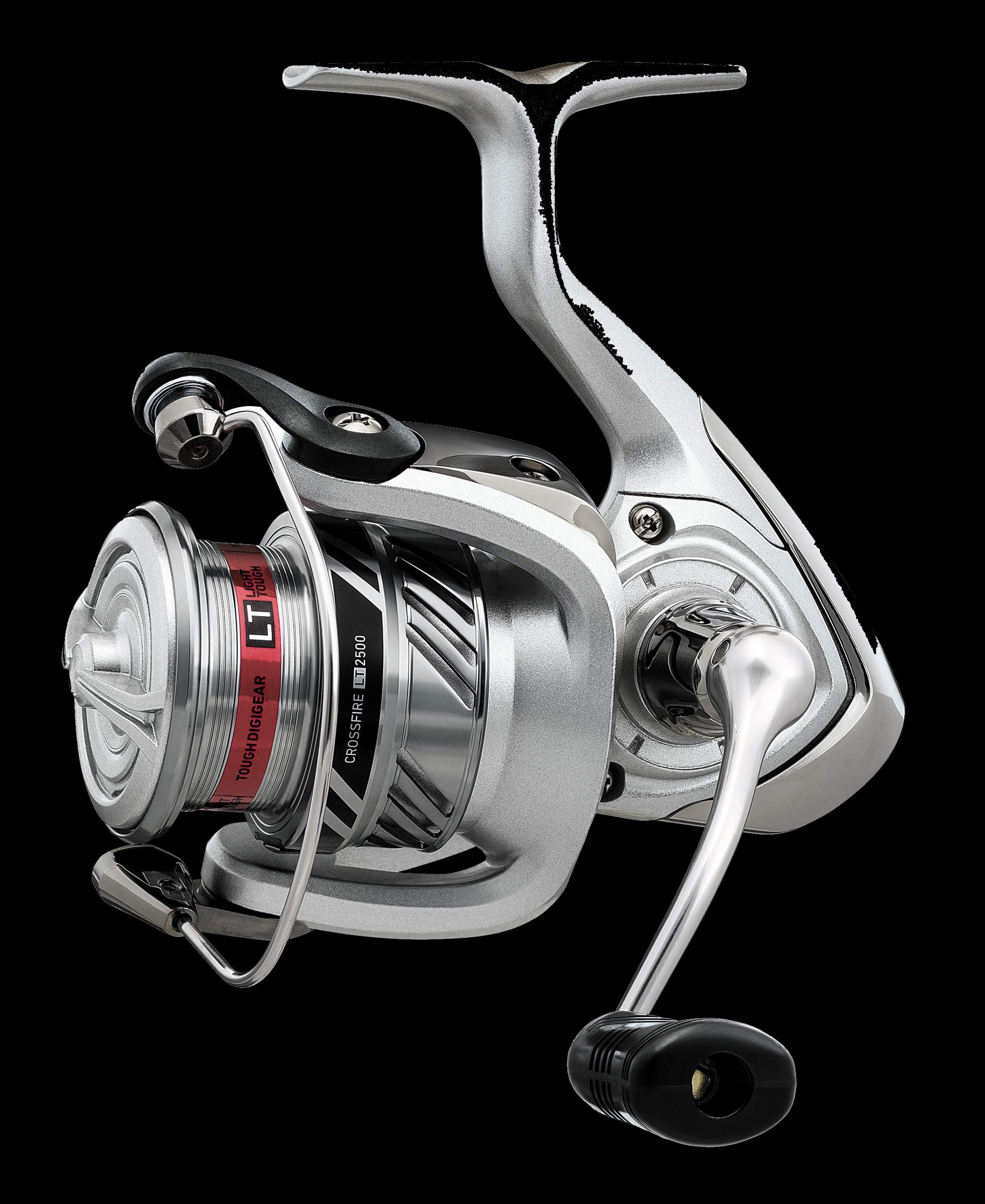 daiwa crossfire spinning fishing reel LT The new LT cuts as much as 20 percent of the reel weight from the old Crossfire design Daiwa Crossfire LT Spinning Reels