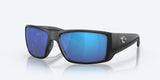 Costa Blackfin Pro Polarized Sunglasses-Sunglasses-Costa-Matte Black Frame w/ Blue Mirror Lens 580G-Tackle World