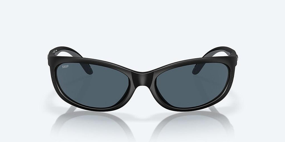 Costa Fathom Matte Black Frame With Gray Mirror Lens 580P Polarized Sunglasses-Sunglasses-Costa-Tackle World