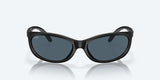 Costa Fathom Matte Black Frame With Gray Mirror Lens 580P Polarized Sunglasses-Sunglasses-Costa-Tackle World