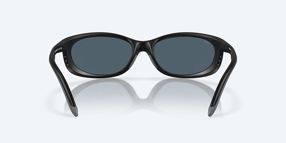 Costa Fathom Matte Black Frame With Gray Mirror Lens 580P Polarized Sunglasses-Sunglasses-Costa-Tackle World