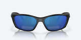 Costa Fisch Readers Matte Black Frame With Blue Mirror Lens 580P Polarized Sunglasses-Sunglasses-Costa-Tackle World