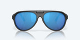 Costa Grand Catalina Matte Black Frame with Blue Mirror Lens 580G Polarized Sunglasses-Sunglasses-Costa-Tackle World