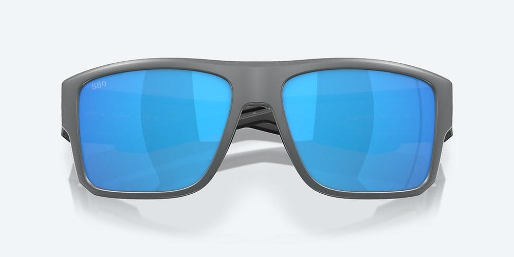 Costa Taxman Matte Gray Frame with Blue Mirror Lens 580G Polarized Sunglasses-Sunglasses-Costa-Tackle World