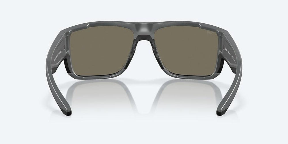 Costa Taxman Matte Gray Frame with Blue Mirror Lens 580G Polarized Sunglasses-Sunglasses-Costa-Tackle World