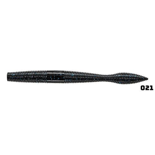 Daiwa Neko Fat Worms-Lures-Daiwa-Black with Blue Flake-4"-Tackle World